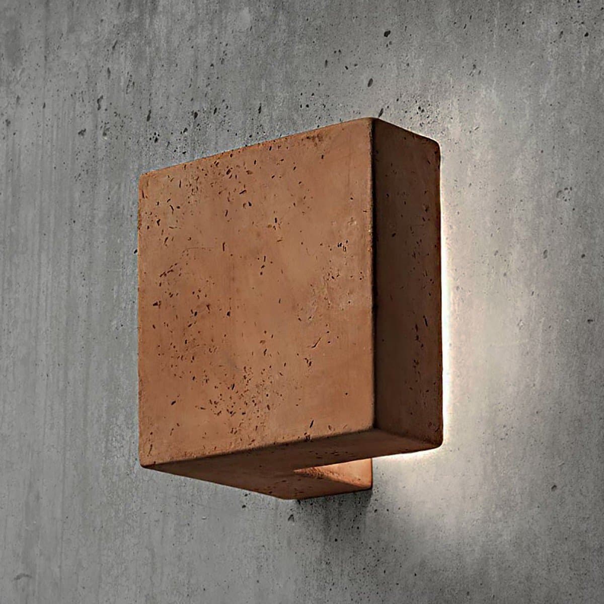 Applique Toscot EDGE P230GX GX53 LED 7W IP55 terracotta illuminazione rustica esterno in Lampade da parete Lampadari Bartalini - Colle di Val d’Elsa, commercioVirtuoso.it