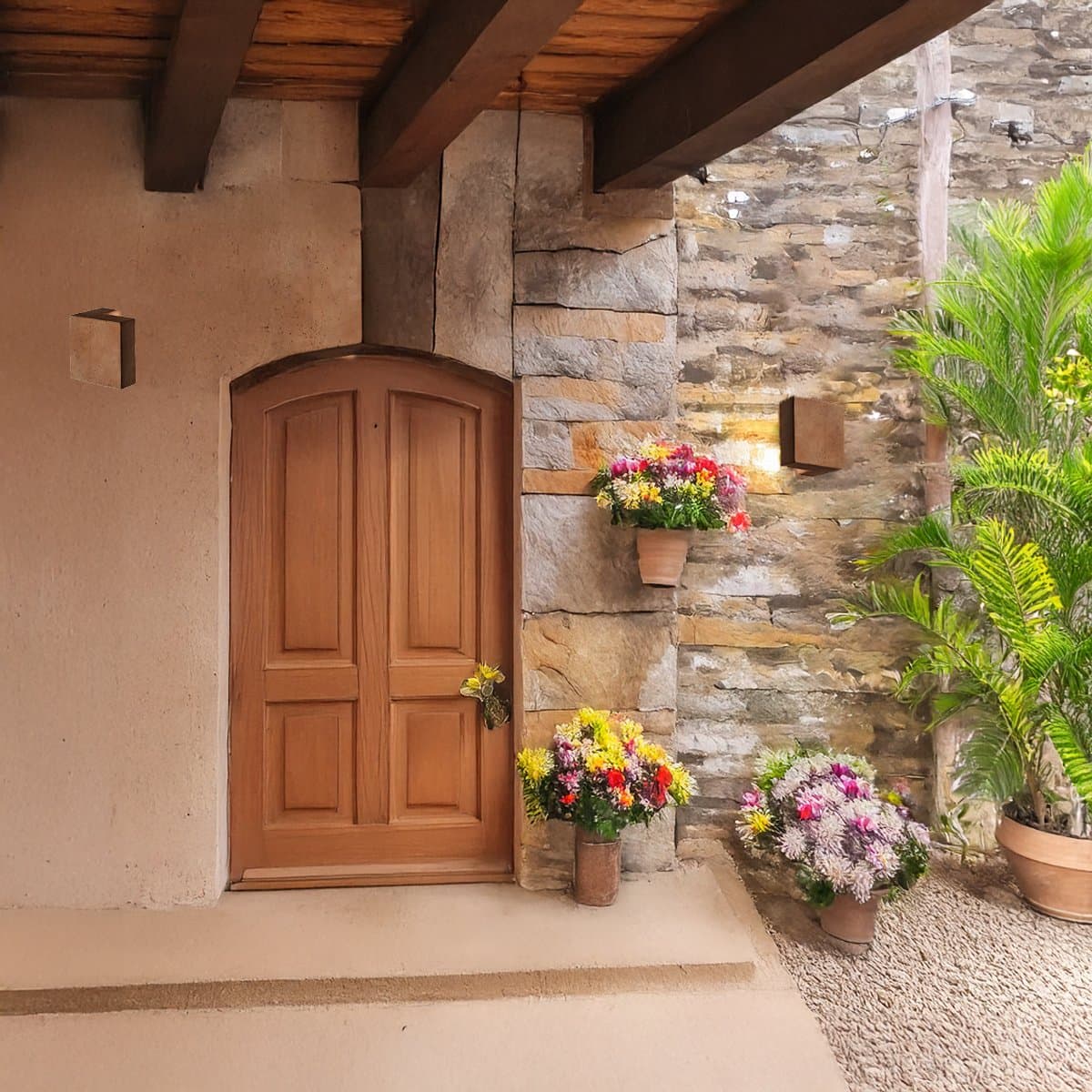 Applique Toscot EDGE P230GX GX53 LED 7W IP55 terracotta illuminazione rustica esterno in Lampade da parete Lampadari Bartalini - Colle di Val d’Elsa, commercioVirtuoso.it