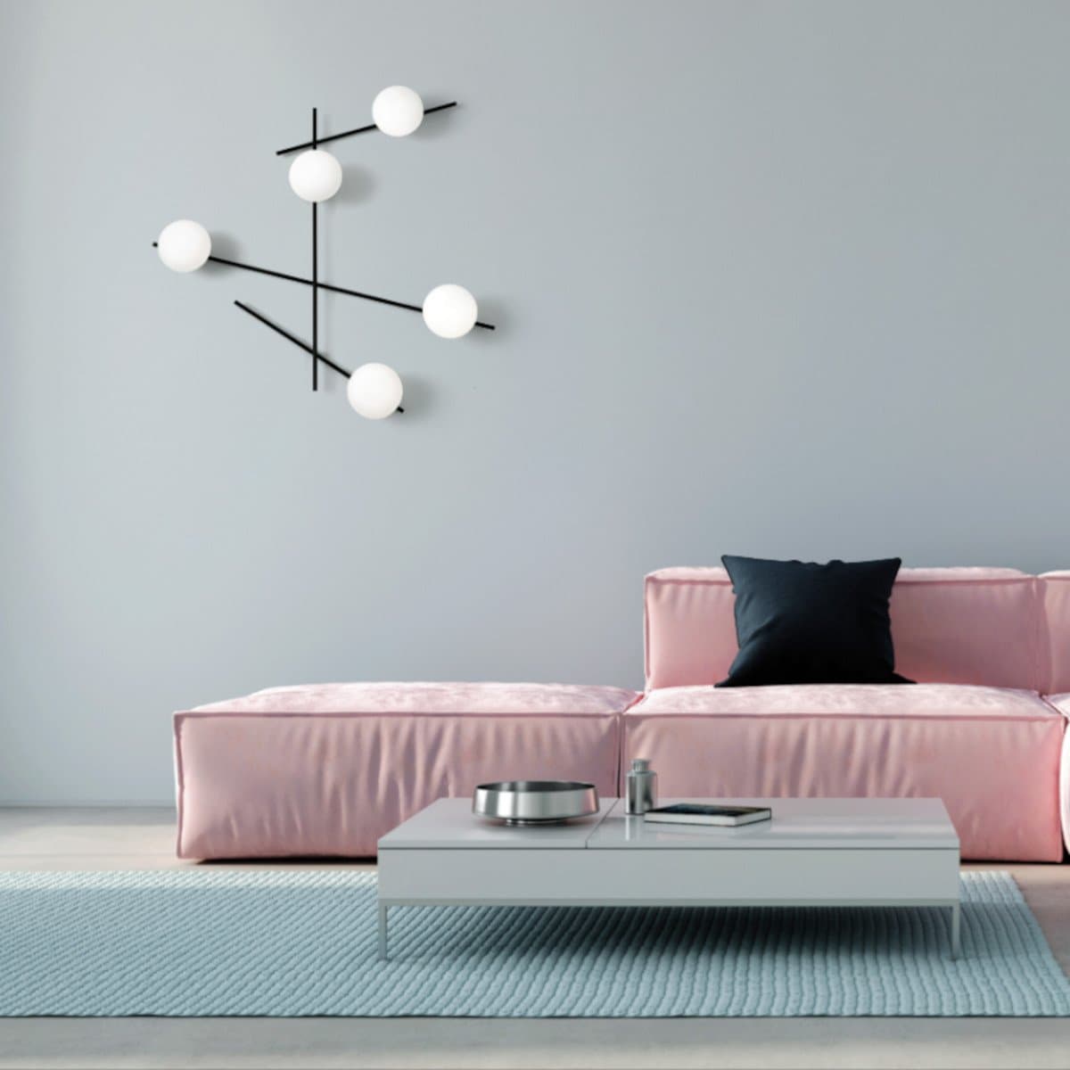 Applique moderna Miloox MIKADO 1744.178 1744.221 G9 LED metallo vetro in Applique Lampadari Bartalini - Colle di Val d’Elsa, commercioVirtuoso.it