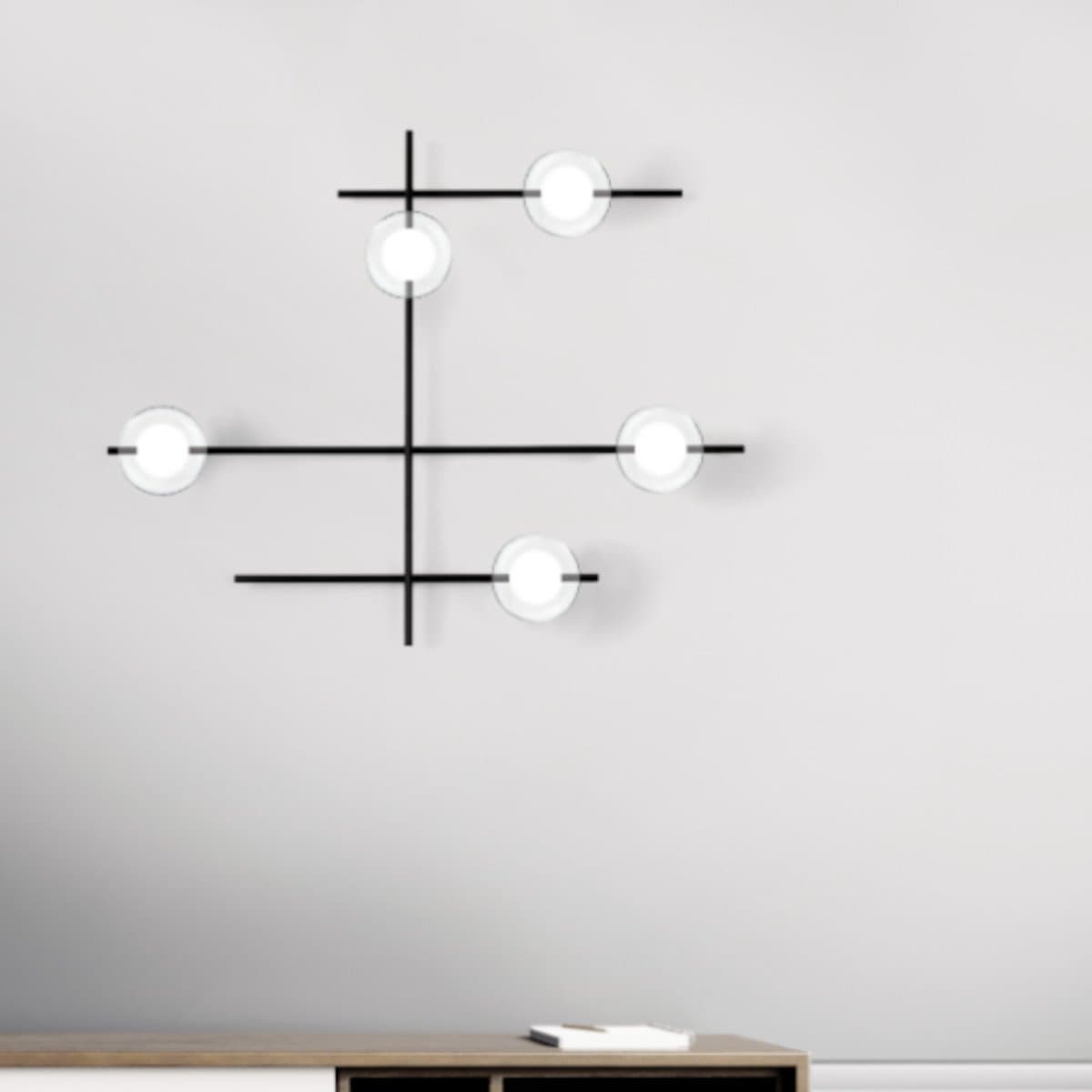 Applique moderna Miloox MIKADO 1744.178 1744.221 G9 LED metallo vetro in Applique Lampadari Bartalini - Colle di Val d’Elsa, commercioVirtuoso.it