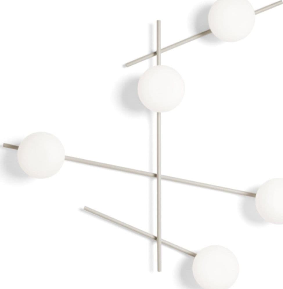 Applique moderna Miloox MIKADO 1744.375 1744.379 G9 LED metallo vetro in Applique Lampadari Bartalini - Colle di Val d’Elsa, commercioVirtuoso.it