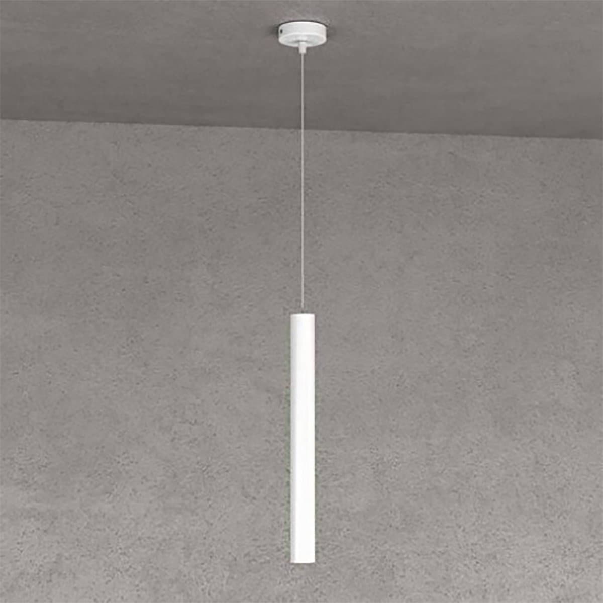 Lampadario Top light ROUND TUBE 1174 S1 GU10 LED cilindro metallo moderno in Lampade a sospensione Lampadari Bartalini - Colle di Val d’Elsa, commercioVirtuoso.it