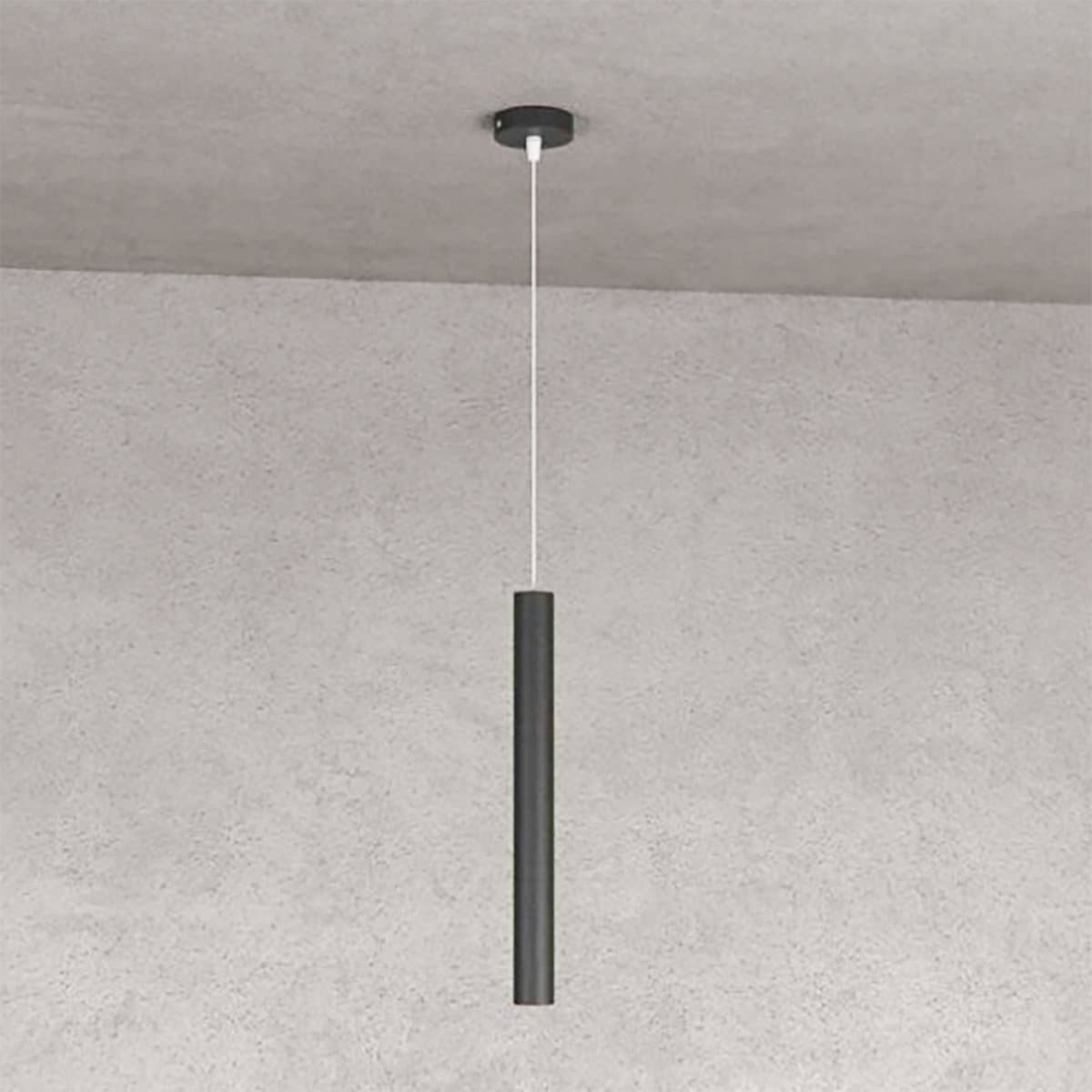 Lampadario Top light ROUND TUBE 1174 S1 GU10 LED cilindro metallo moderno in Lampade a sospensione Lampadari Bartalini - Colle di Val d’Elsa, commercioVirtuoso.it