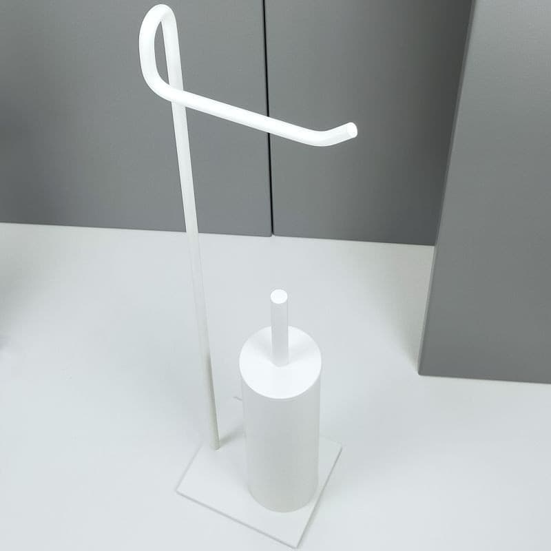 Piantana bagno acciaio inox AISI304 verniciato - piantane bagno in Portasciugamani da terra Bottiglioni - Colle di Val d’Elsa, commercioVirtuoso.it
