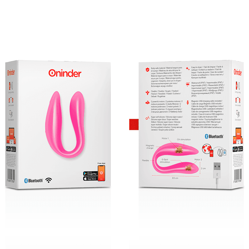 ONINDER - STIMOLATORE DEL PUNTO G E DEL CLITORALE LISBOA ROSA - APP GRATUITA in Vibratori G-Spot Desideria Shop - Latina, commercioVirtuoso.it