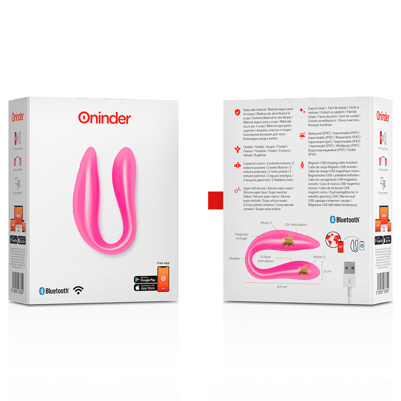 ONINDER - STIMOLATORE DEL PUNTO G E DEL CLITORALE LISBOA ROSA - APP GRATUITA in Vibratori G-Spot Desideria Shop - Latina, commercioVirtuoso.it