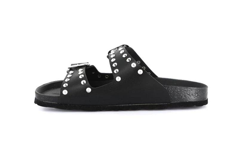 Grunland ciabatta Sara con borchie nero CB0737 in Ciabatte moda Teresi Calzature - Marsala, commercioVirtuoso.it