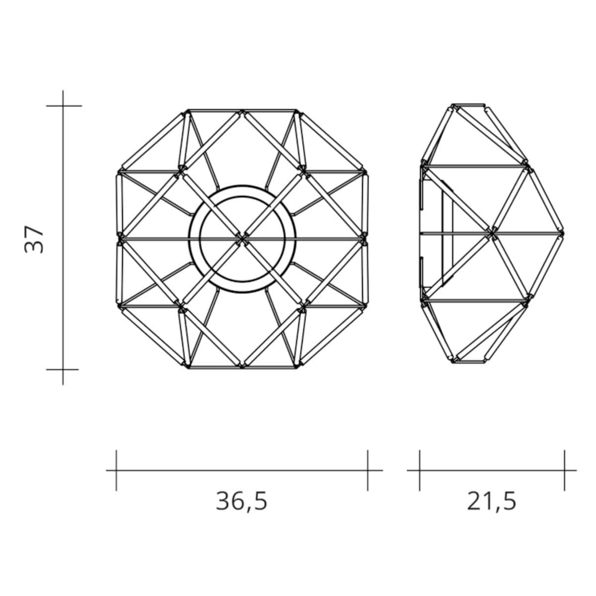 Applique classica Urban EUCLIDE 1822 10 3000 LED metallo in Applique Lampadari Bartalini - Colle di Val d’Elsa, commercioVirtuoso.it