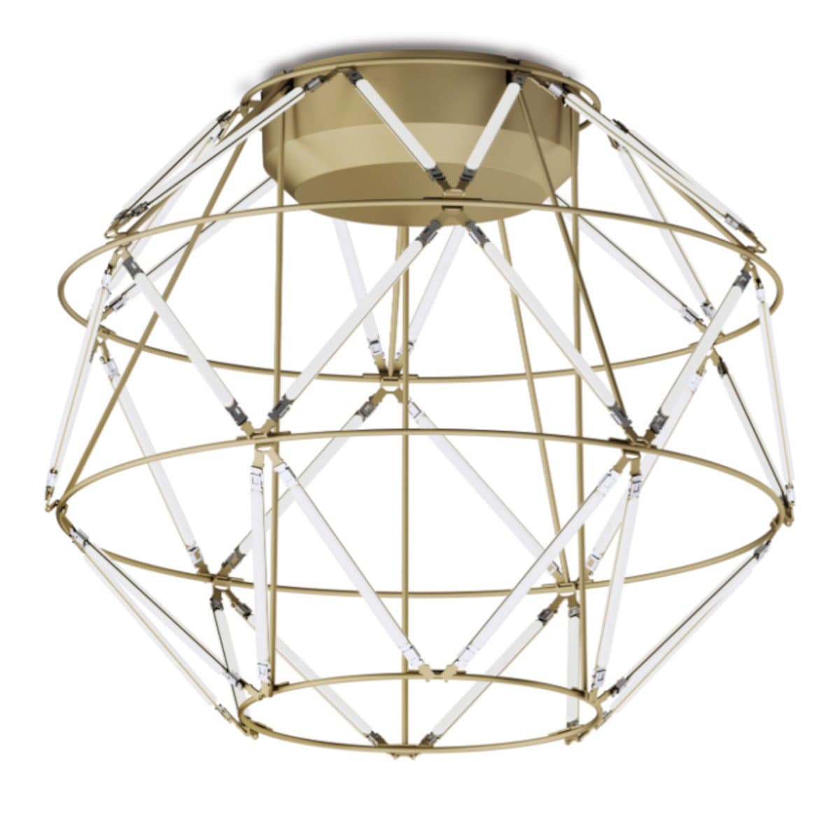 Plafoniera classica Urban EUCLIDE PL oro 3000 LED metallo in Plafoniere Lampadari Bartalini - Colle di Val d’Elsa, commercioVirtuoso.it