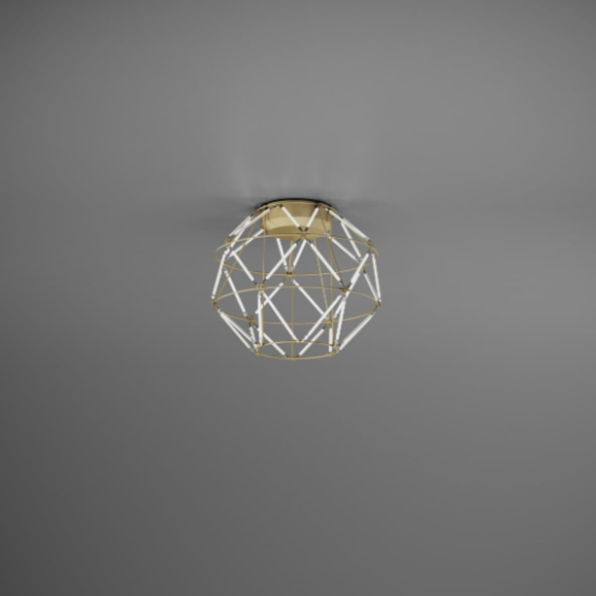 Plafoniera classica Urban EUCLIDE PL oro 3000 LED metallo in Plafoniere Lampadari Bartalini - Colle di Val d’Elsa, commercioVirtuoso.it