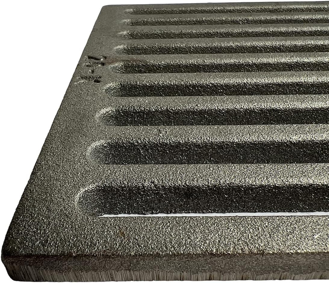 Griglia in Ghisa per Camini e Stufe a Legna e Focolari Pellet, mm 115 X 210 in prodotto EuroStore07 - Alatri, commercioVirtuoso.it