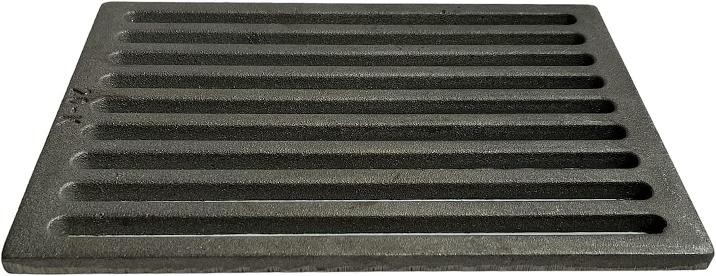 Griglia in Ghisa per Camini e Stufe a Legna e Focolari Pellet, mm 115 X 210 in prodotto EuroStore07 - Alatri, commercioVirtuoso.it