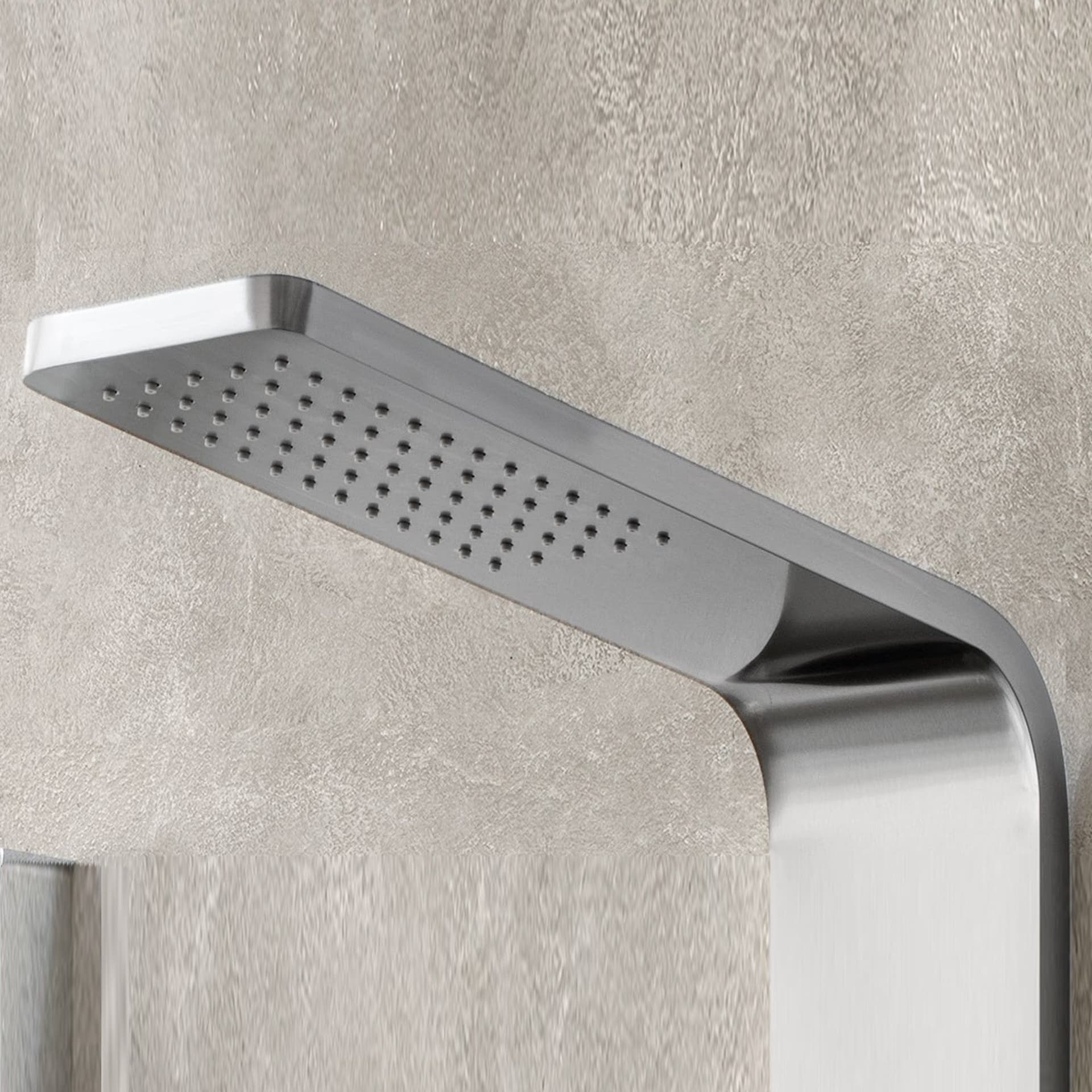Colonna Doccia in acciaio inox spazzolati silver AOSTA in Rubinetti per vasca Mondialshop - Parabiago, commercioVirtuoso.it
