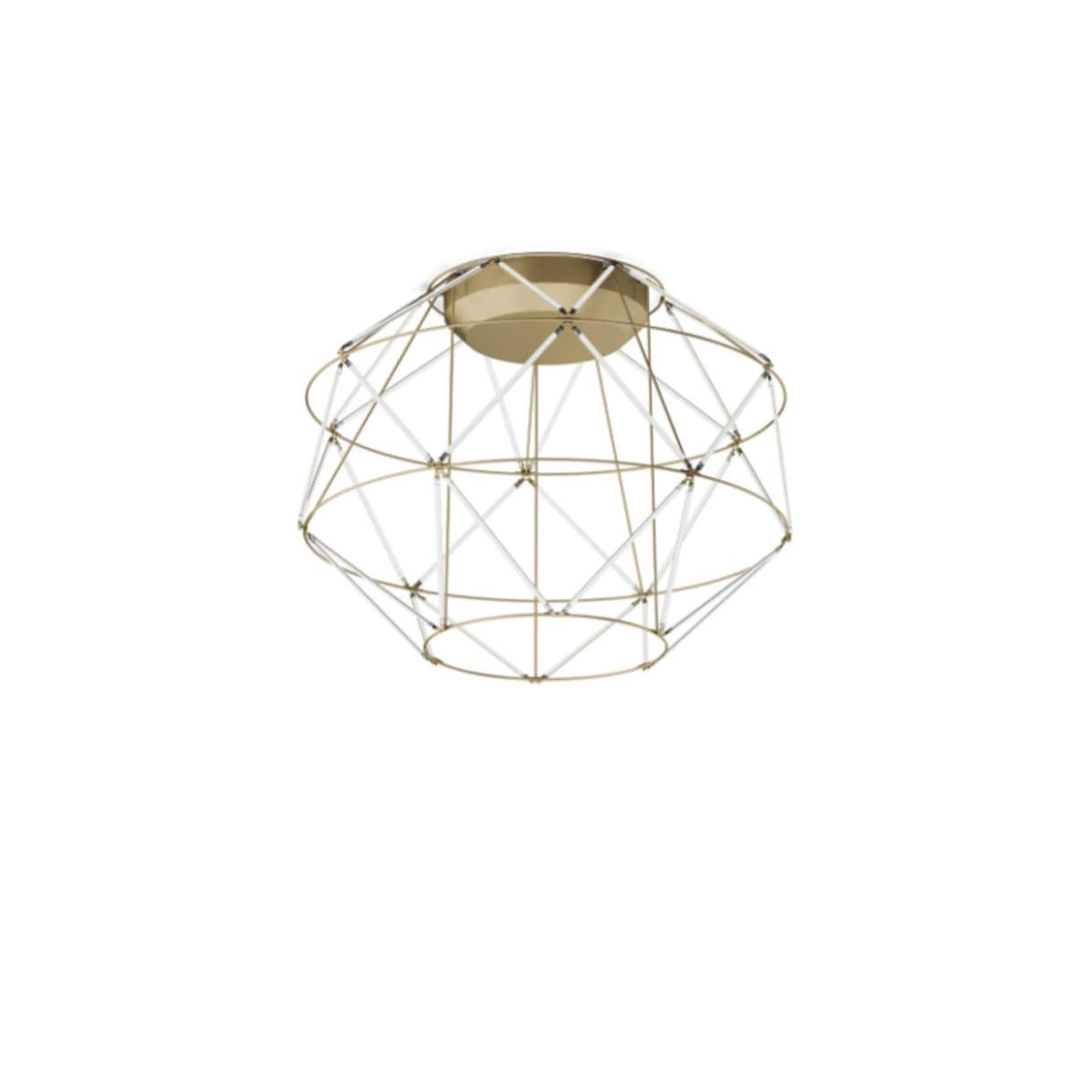 Plafoniera classica Urban EUCLIDE PL oro 3000 LED metallo in Plafoniere Lampadari Bartalini - Colle di Val d’Elsa, commercioVirtuoso.it
