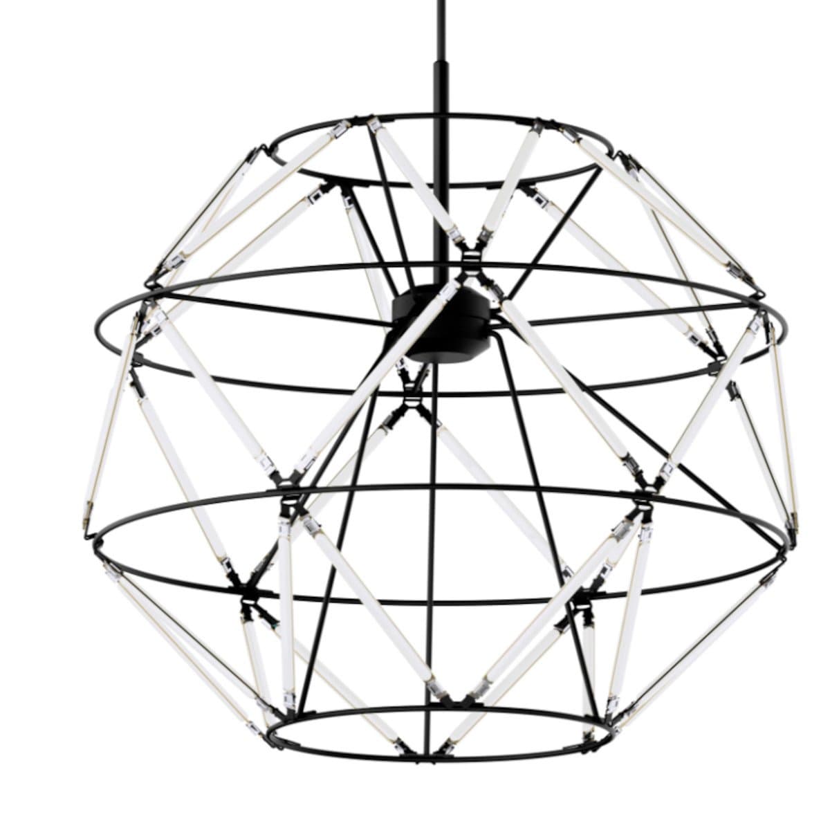 Sospensione moderna Urban EUCLIDE 1821 30 3000 LED metallo nero in Lampade a sospensione Lampadari Bartalini - Colle di Val d’Elsa, commercioVirtuoso.it