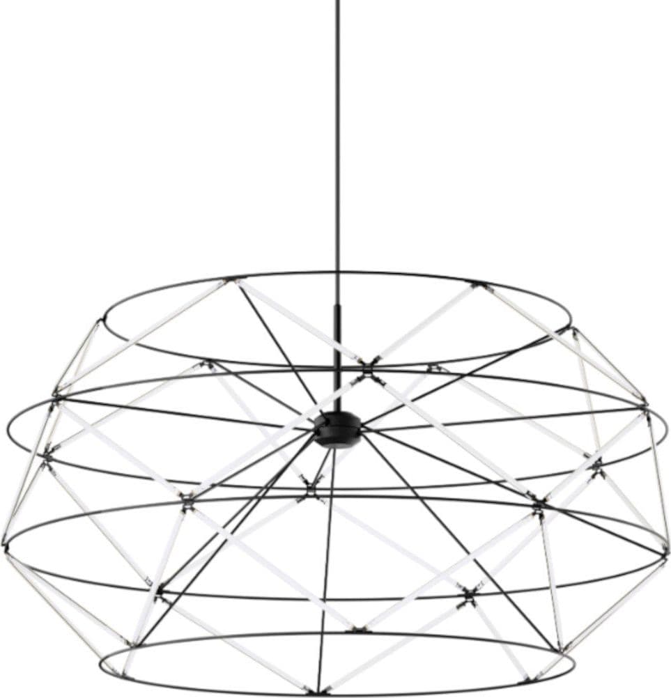 Sospensione moderna Urban EUCLIDE 1821 32 3000 LED metallo nero in Lampade a sospensione Lampadari Bartalini - Colle di Val d’Elsa, commercioVirtuoso.it
