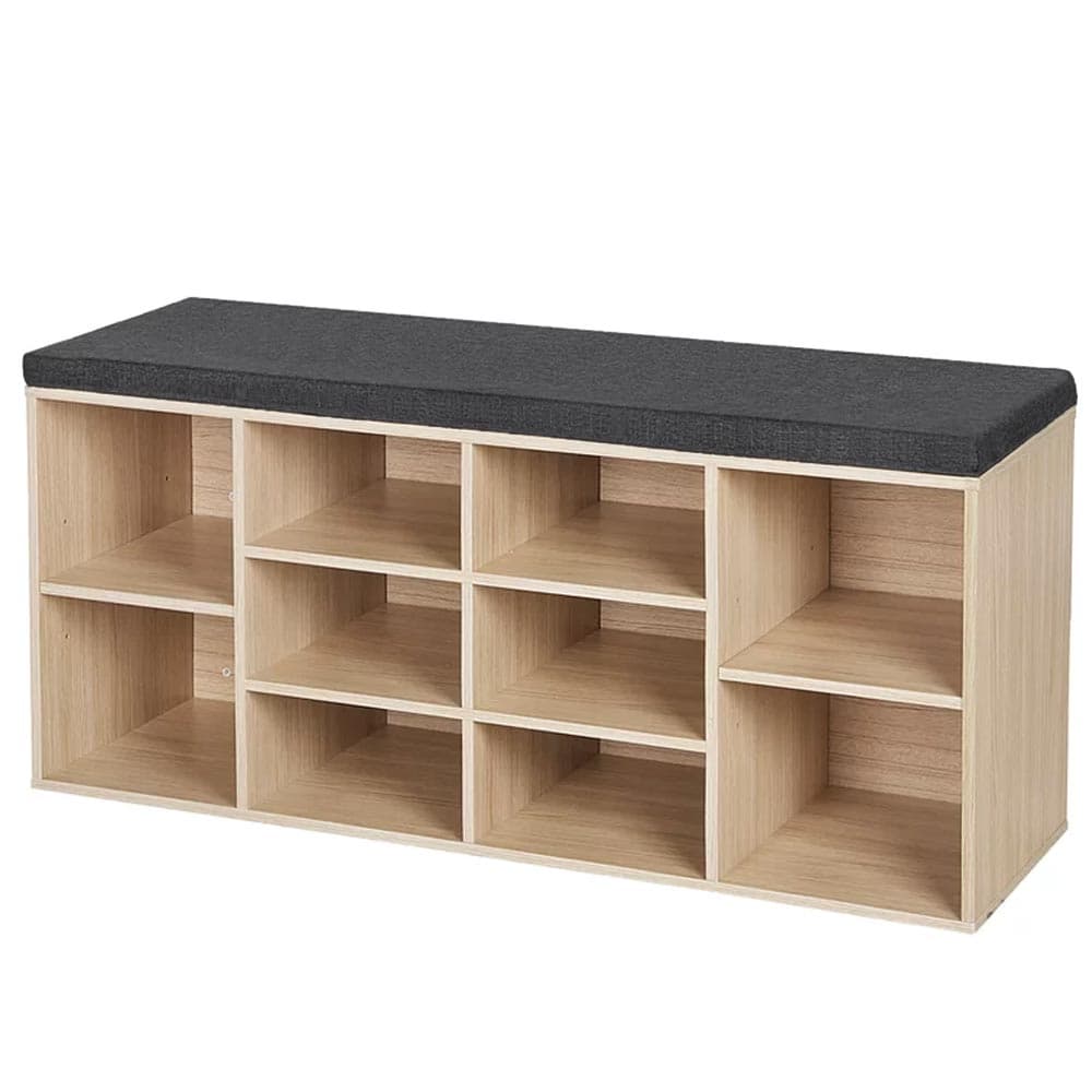 Panca Porta Oggetti Multiuso con Cuscino in Ecopelle 104 x 29.5 H 49cm Beige in Panche contenitore Danyx - Casoria, commercioVirtuoso.it