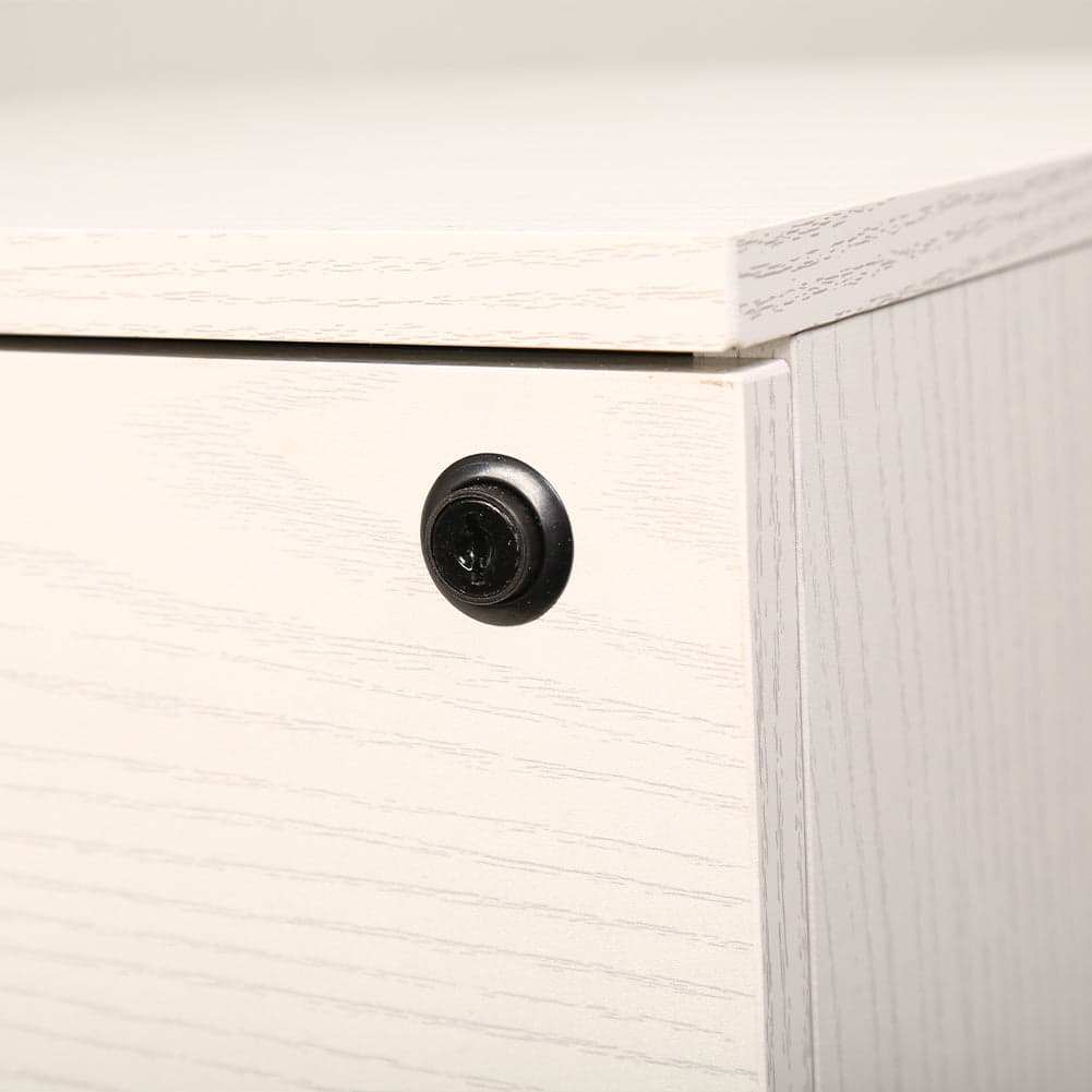 Cassettiera Schedario da Ufficio in legno Bianco 2 Cassetti con Serratura 40x45x55cm in Cassetti Danyx - Casoria, commercioVirtuoso.it