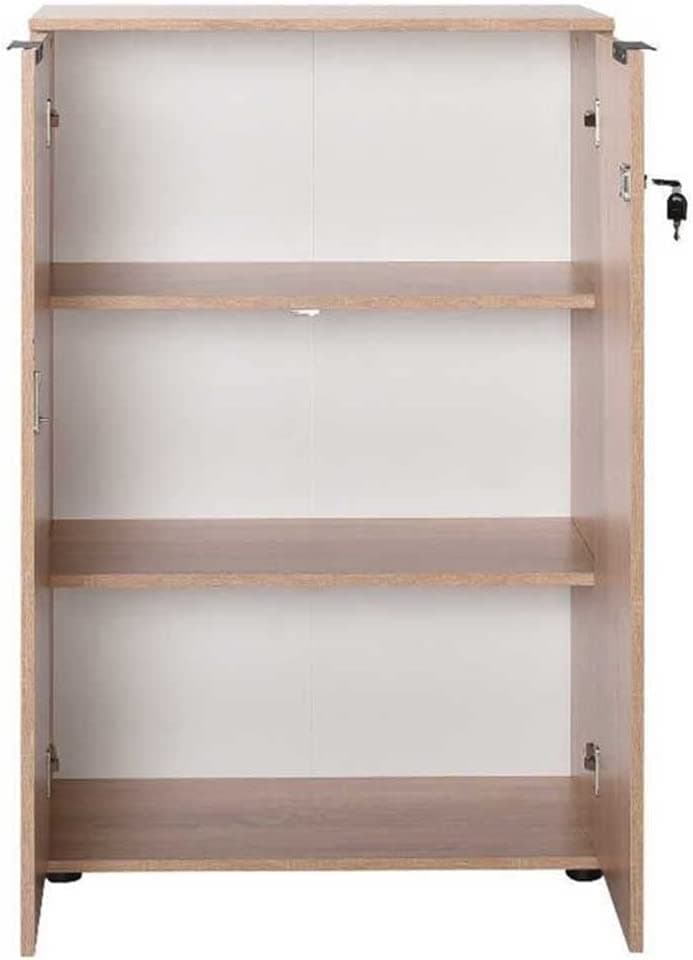 Mobile Archiviazione Ufficio 2Ante 3Ripiani 72x34 H109 cm con Chiave Quercia in Credenze Danyx - Casoria, commercioVirtuoso.it
