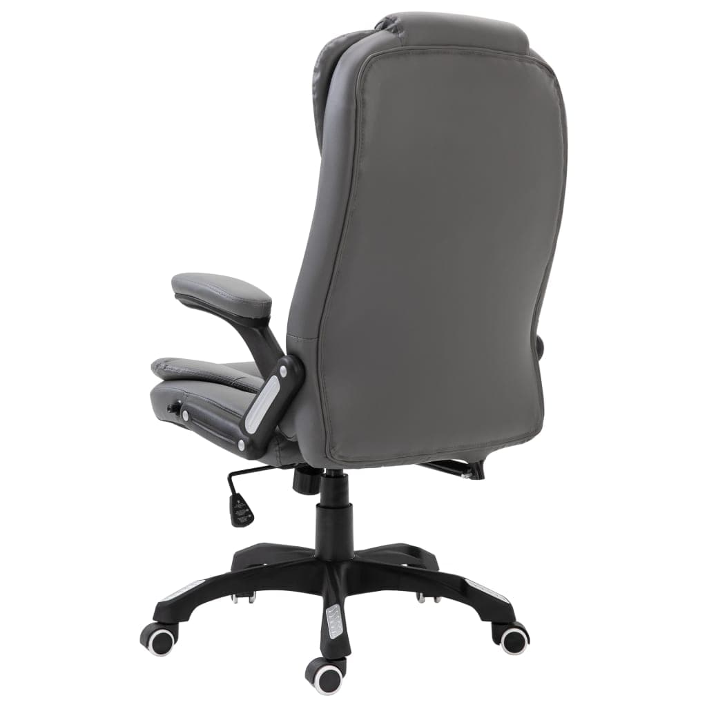 Sedia da Ufficio Antracite in Similpelle Seduta Ergonomica con braccioli e Ruote in Sedie da scrivania Esplodia - Napoli, commercioVirtuoso.it
