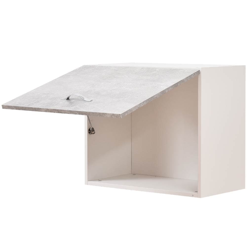 Mobile Cucina Pensile 1 Anta Componibile in Legno Colore Grigio 60x32 H49cm in Moduli componibili Danyx - Casoria, commercioVirtuoso.it