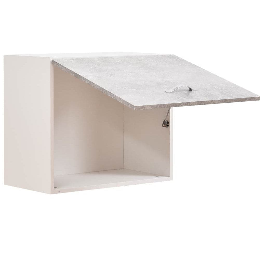 Mobile Cucina Pensile 1 Anta Componibile in Legno Colore Grigio 60x32 H49cm in Moduli componibili Danyx - Casoria, commercioVirtuoso.it