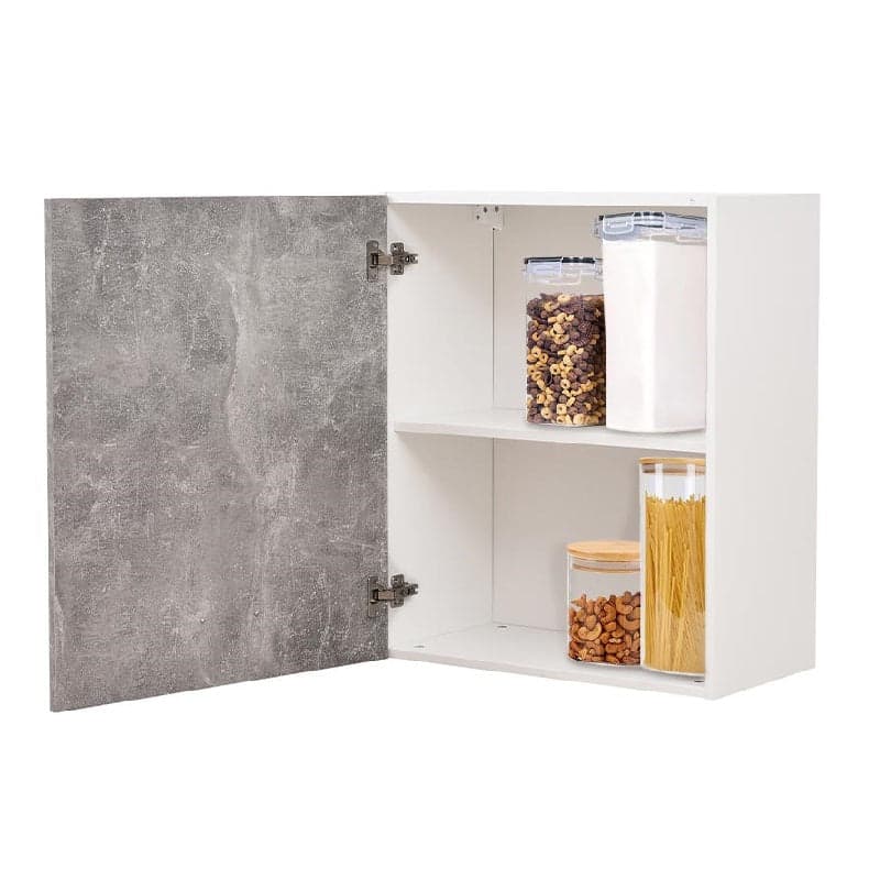 Mobile Cucina Pensile 1 Anta Componibile in Legno Colore Grigio 60x32 H72cm in Moduli componibili Danyx - Casoria, commercioVirtuoso.it