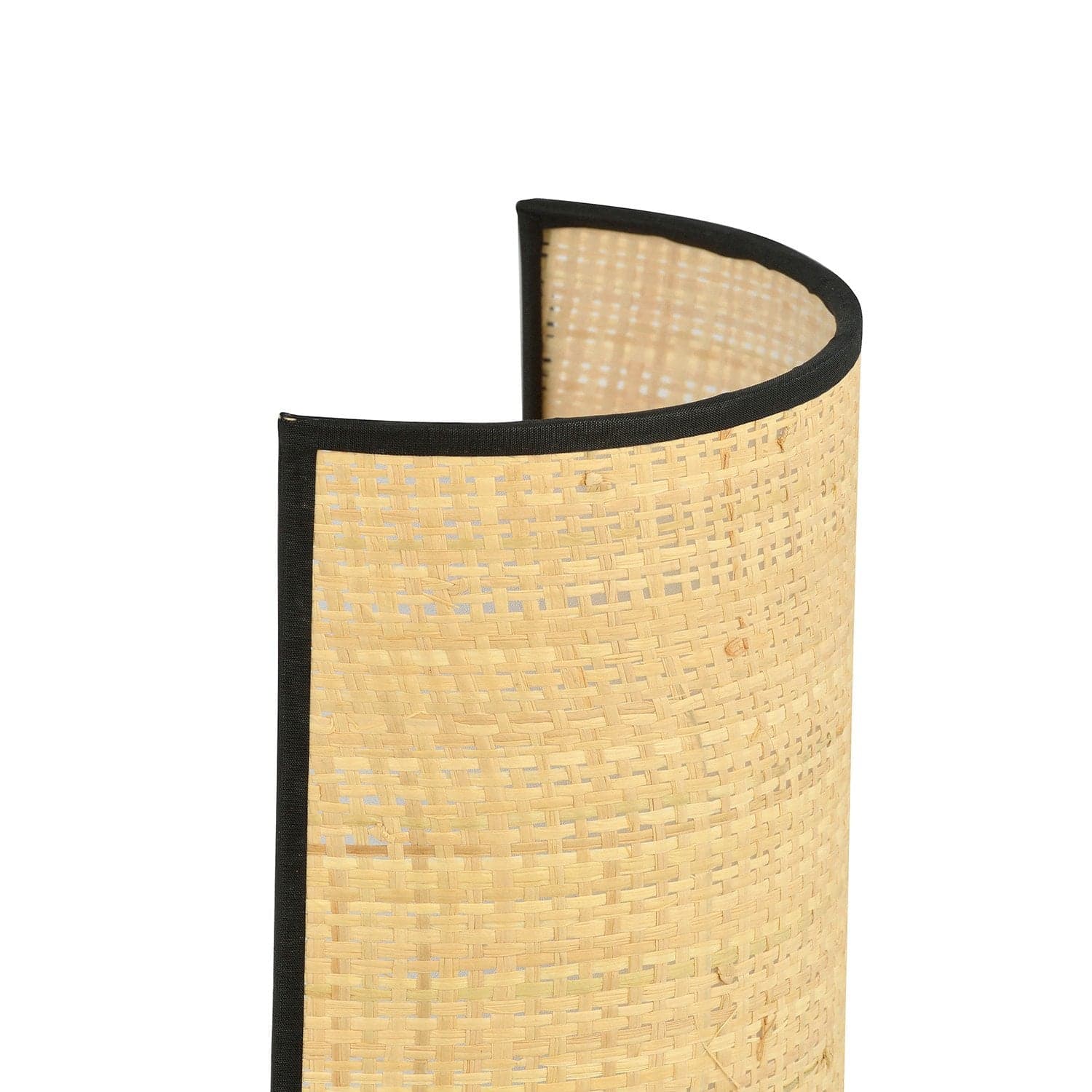 Applique Nordica 1 Luce Aston In Acciaio Nero E Rattan in Applique LuceArt - Montecorvino Pugliano, commercioVirtuoso.it