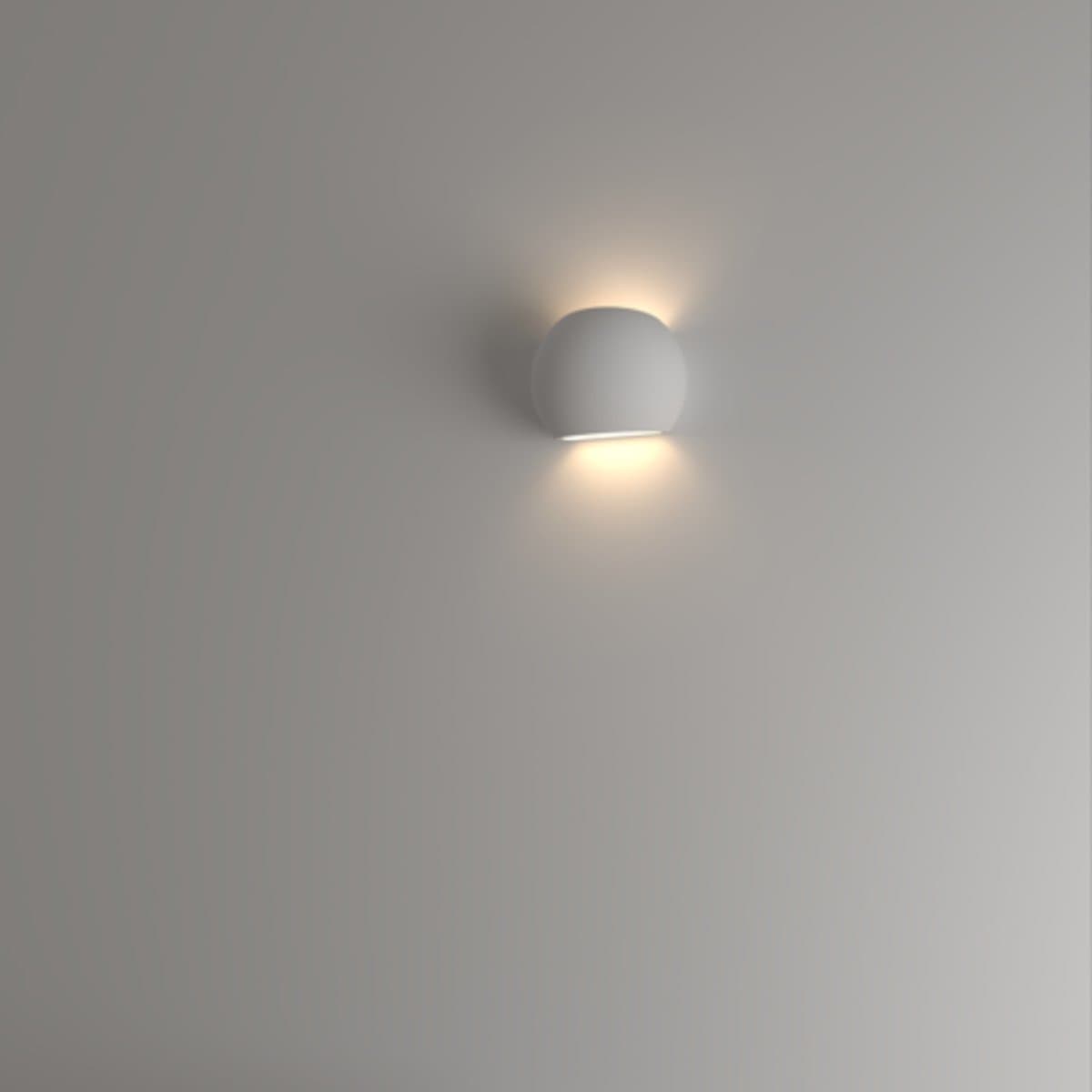 Applique gesso Lampadari Bartalini LLAB G9 LED biemissione verniciabile in Applique Lampadari Bartalini - Colle di Val d’Elsa, commercioVirtuoso.it