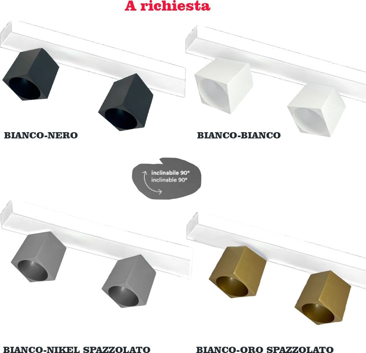 Binario faretti Perenz SNODO 8292N 8290N 8294 GU10 LED sistema modulare angolare interno spot quadrato orientabili in Faretti da soffitto Lampadari Bartalini - Colle di Val d’Elsa, commercioVirtuoso.it