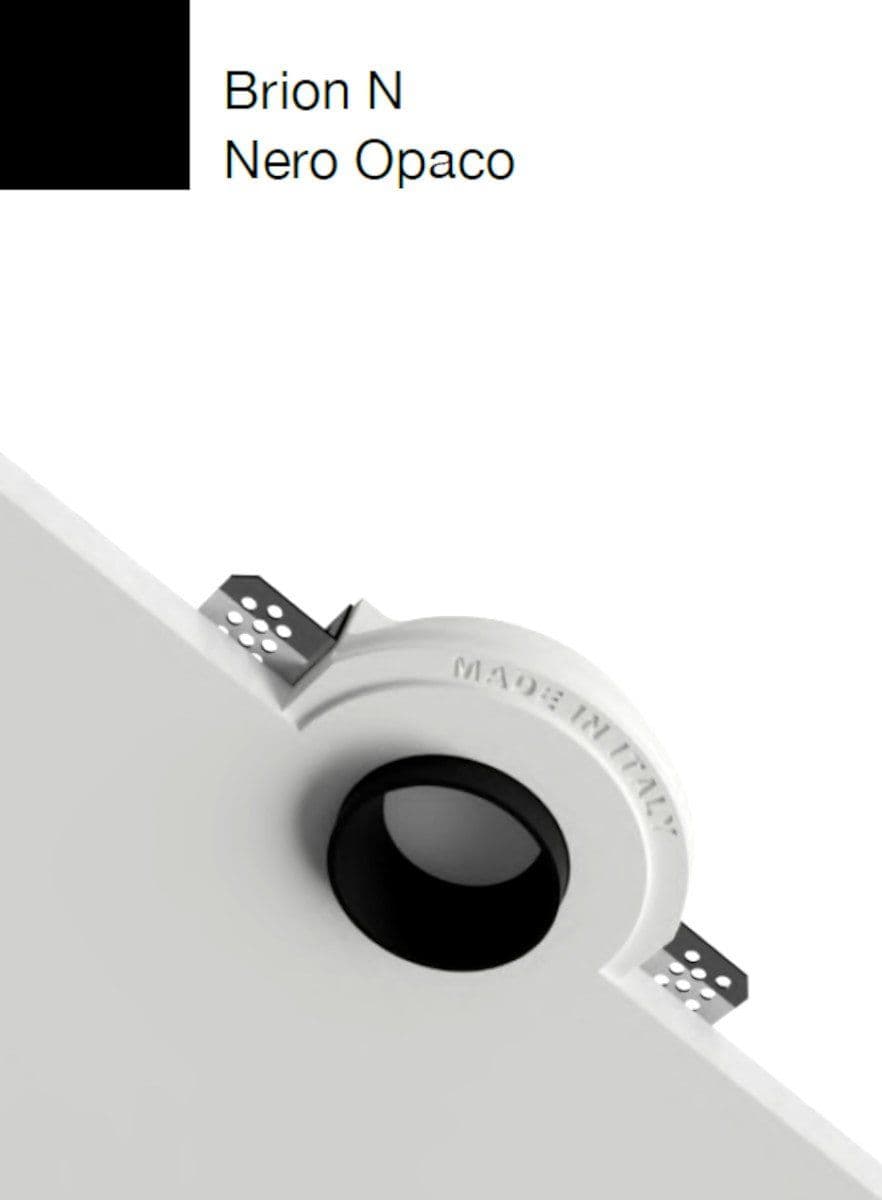 Faretto incasso Lampadari Bartalini NOIRB GU10 LED gesso metallo in Faretti da soffitto Lampadari Bartalini - Colle di Val d’Elsa, commercioVirtuoso.it