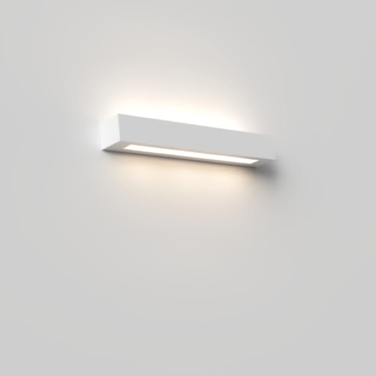 Applique gesso Lampadari Bartalini INOZNAM 529 E14 LED verniciabile biemissione in Applique Lampadari Bartalini - Colle di Val d’Elsa, commercioVirtuoso.it