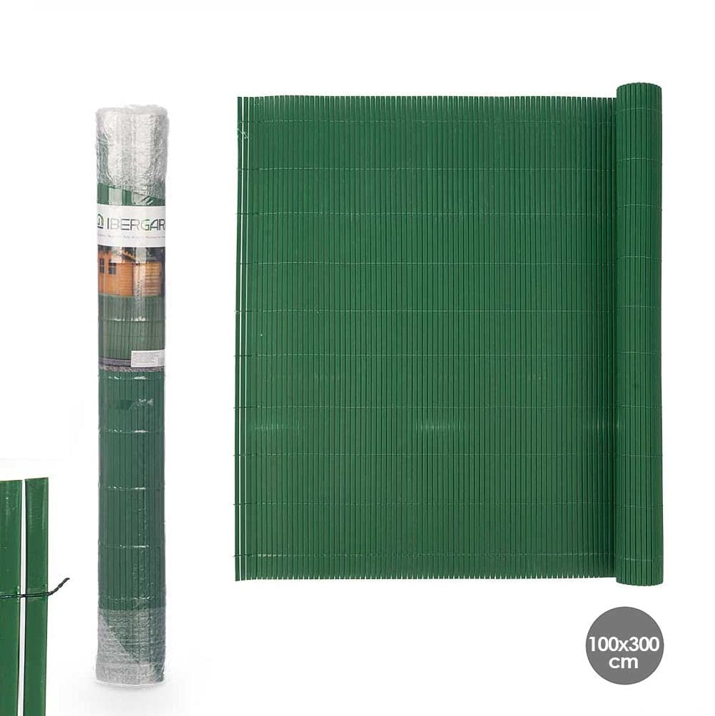 Rotolo Cannuccia Recinzione Frangivista in PVC Verde H 100 x 300 cm in Schermi divisori e protettivi per giardino Danyx - Casoria, commercioVirtuoso.it