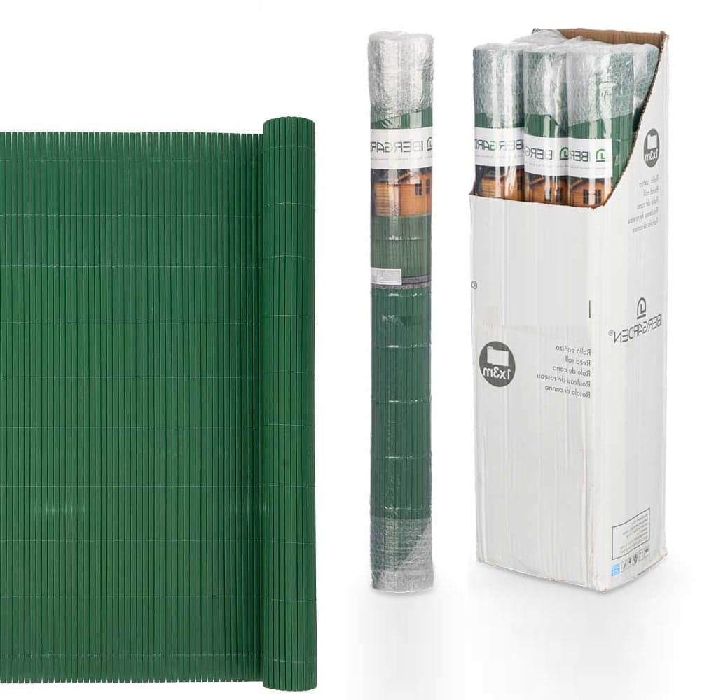 Rotolo Cannuccia Recinzione Frangivista in PVC Verde H 100 x 300 cm in Schermi divisori e protettivi per giardino Danyx - Casoria, commercioVirtuoso.it