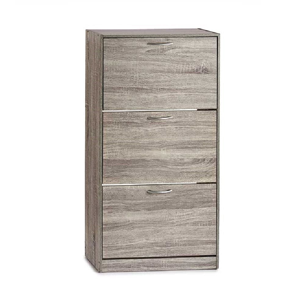 Mobile Scarpiera 3Ante Salvaspazio Doppia Profondità 60x24 H116cm Grigio in Scarpiere Danyx - Casoria, commercioVirtuoso.it