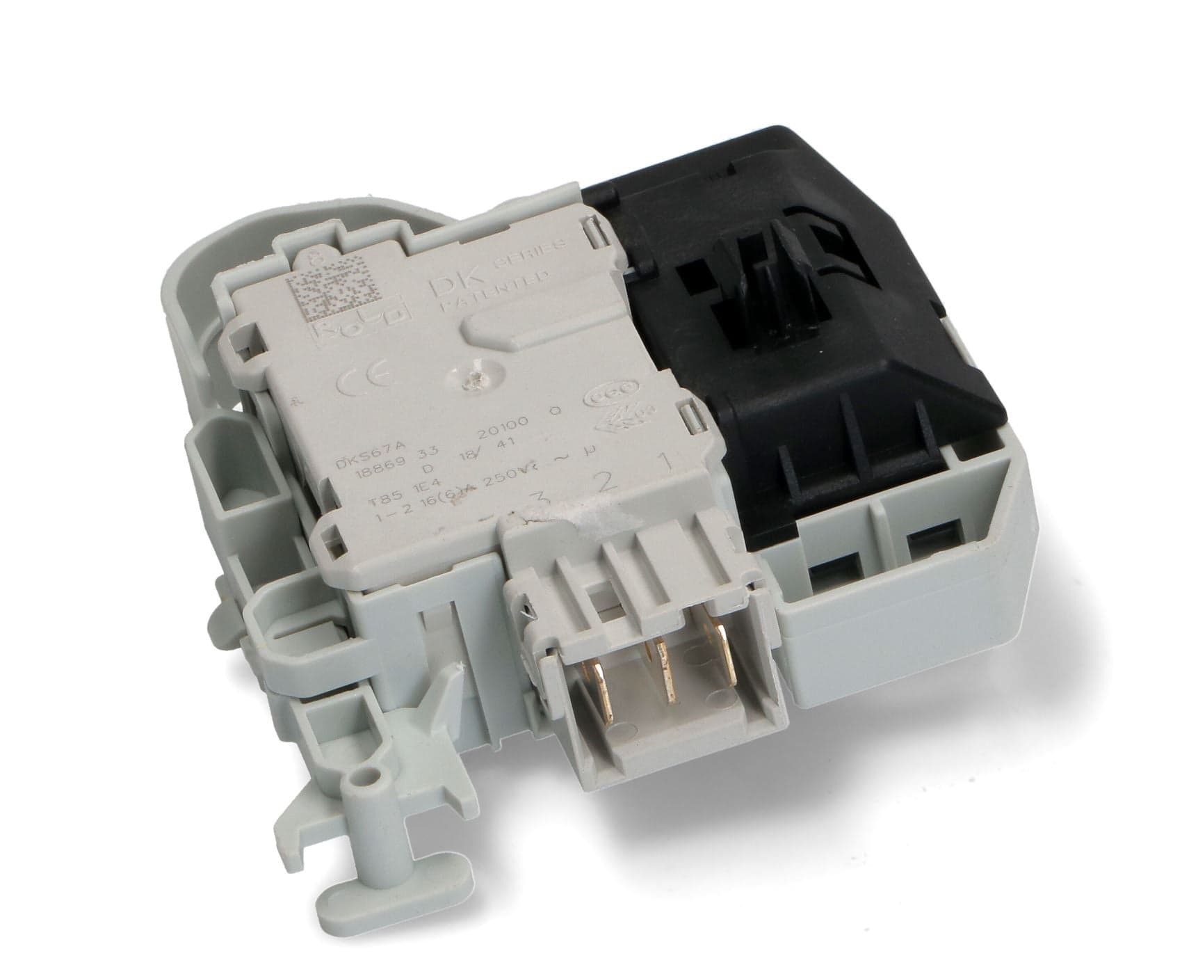 ELETTROSERRATURA 3 CONTATTI PORTA LAVATRICE BOSCH SIEMENS 00638259 00623782 in prodotto EuroStore07 - Alatri, commercioVirtuoso.it