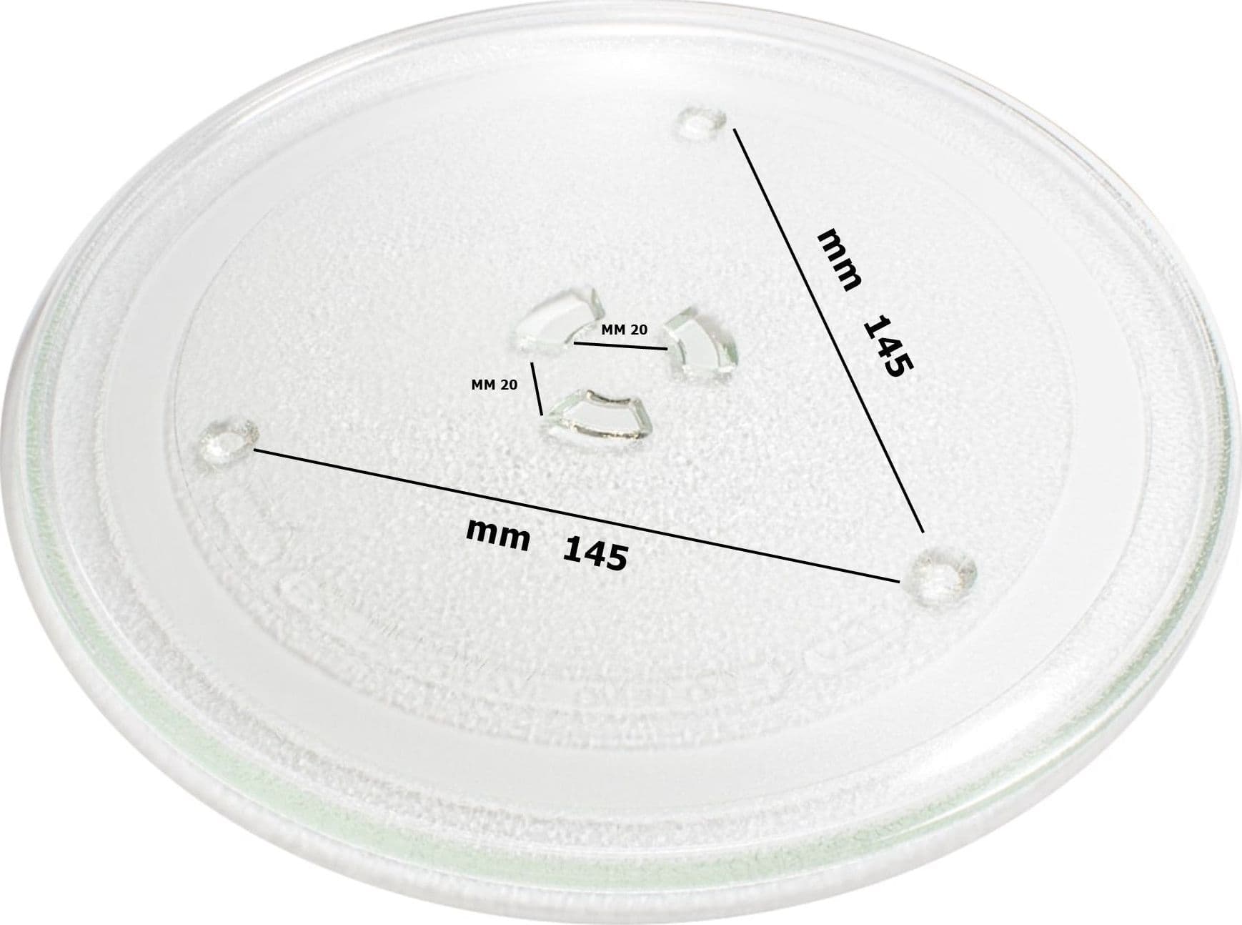 PIATTO MICROONDE Ø255/ 257 mm SAMSUNG DE74-00027A RILIEVO CENTRALE 6 PERNI in prodotto EuroStore07 - Alatri, commercioVirtuoso.it