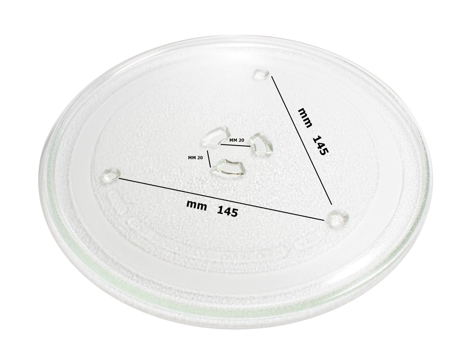 PIATTO MICROONDE Ø255/ 257 mm SAMSUNG DE74-00027A RILIEVO CENTRALE 6 PERNI in prodotto EuroStore07 - Alatri, commercioVirtuoso.it