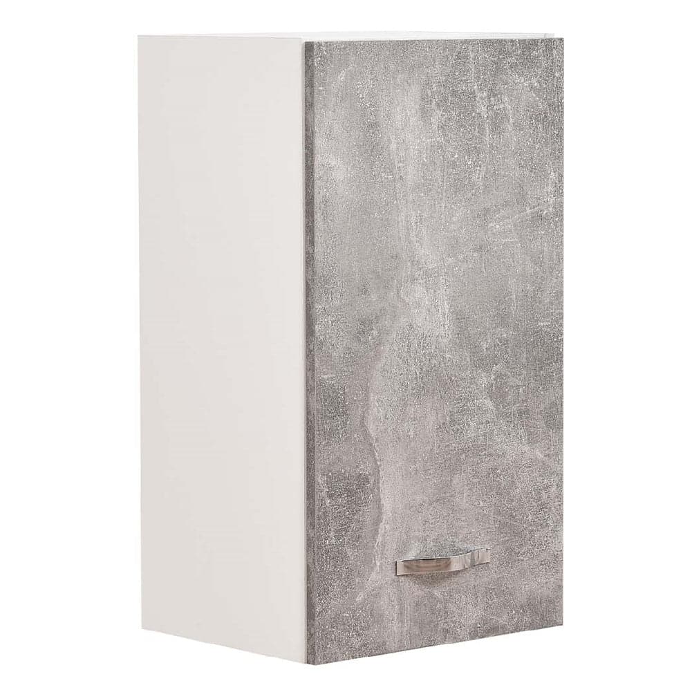 Mobile Cucina Pensile 1 Anta Componibile in Legno Colore Grigio 40x32 H72cm