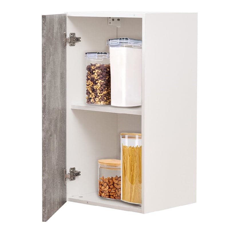 Mobile Cucina Pensile 1 Anta Componibile in Legno Colore Grigio 40x32 H72cm in Moduli componibili Danyx - Casoria, commercioVirtuoso.it