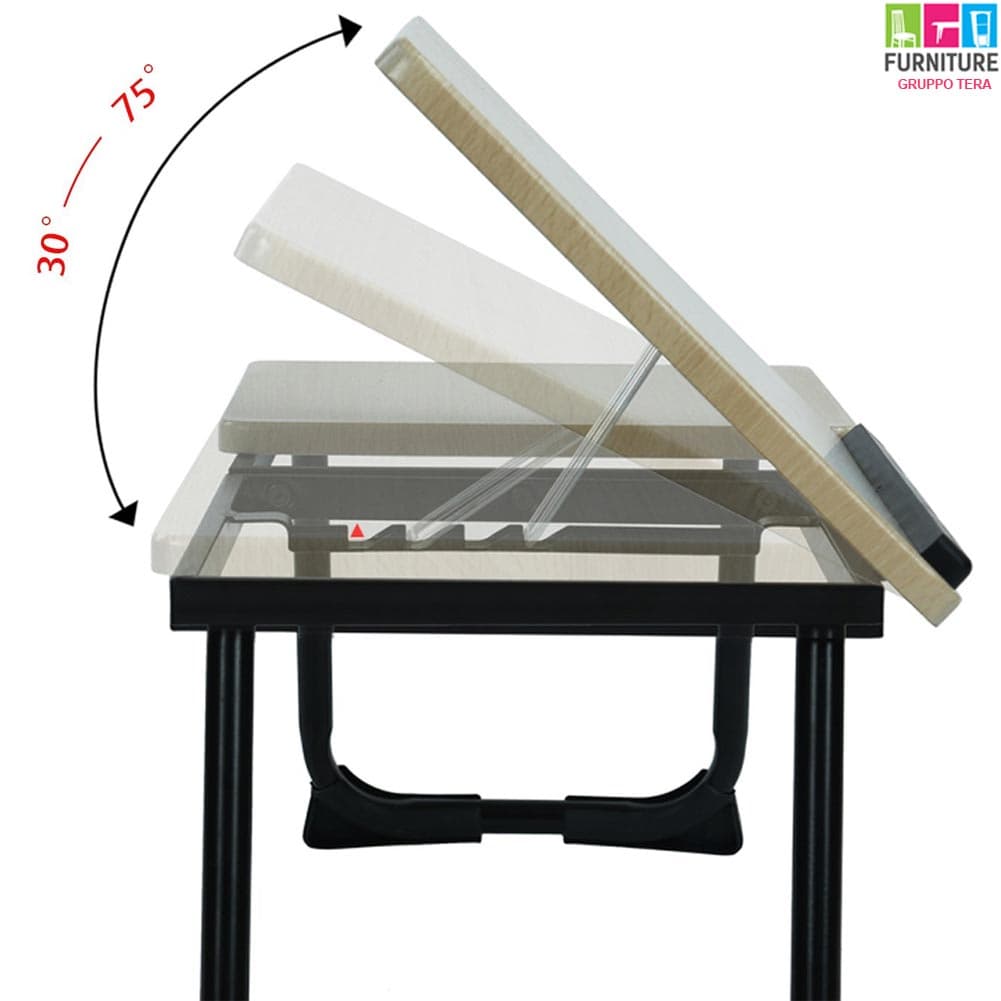 Tavolino Pieghevole Vassoio da Letto e Divano Porta PC con regolazione 65x30cm in Vassoi per la colazione e da letto Danyx - Casoria, commercioVirtuoso.it