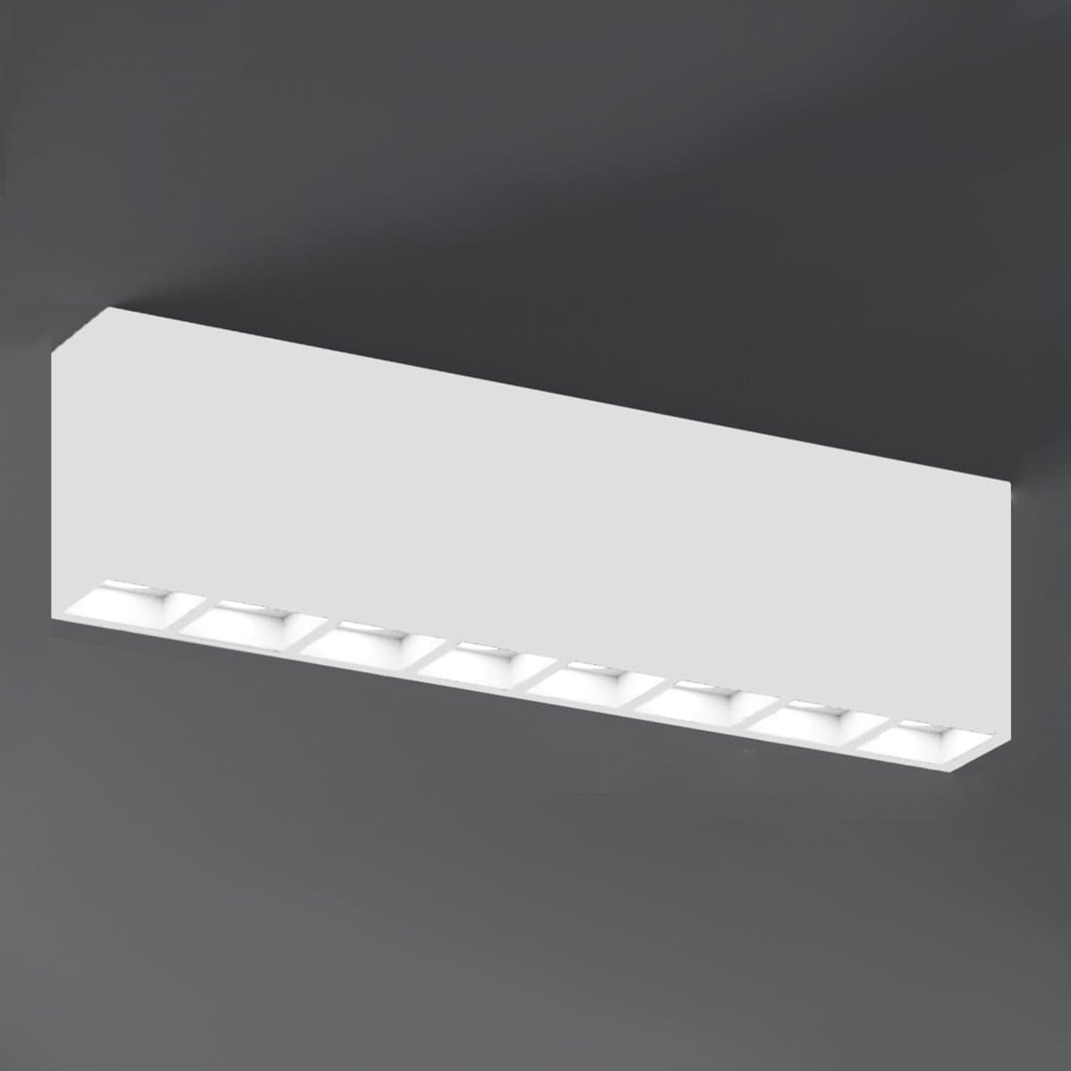 Plafoniera gesso Lampadari Bartalini AENIL T8 GU10 LED verniciabile moderno in Plafoniere Lampadari Bartalini - Colle di Val d’Elsa, commercioVirtuoso.it