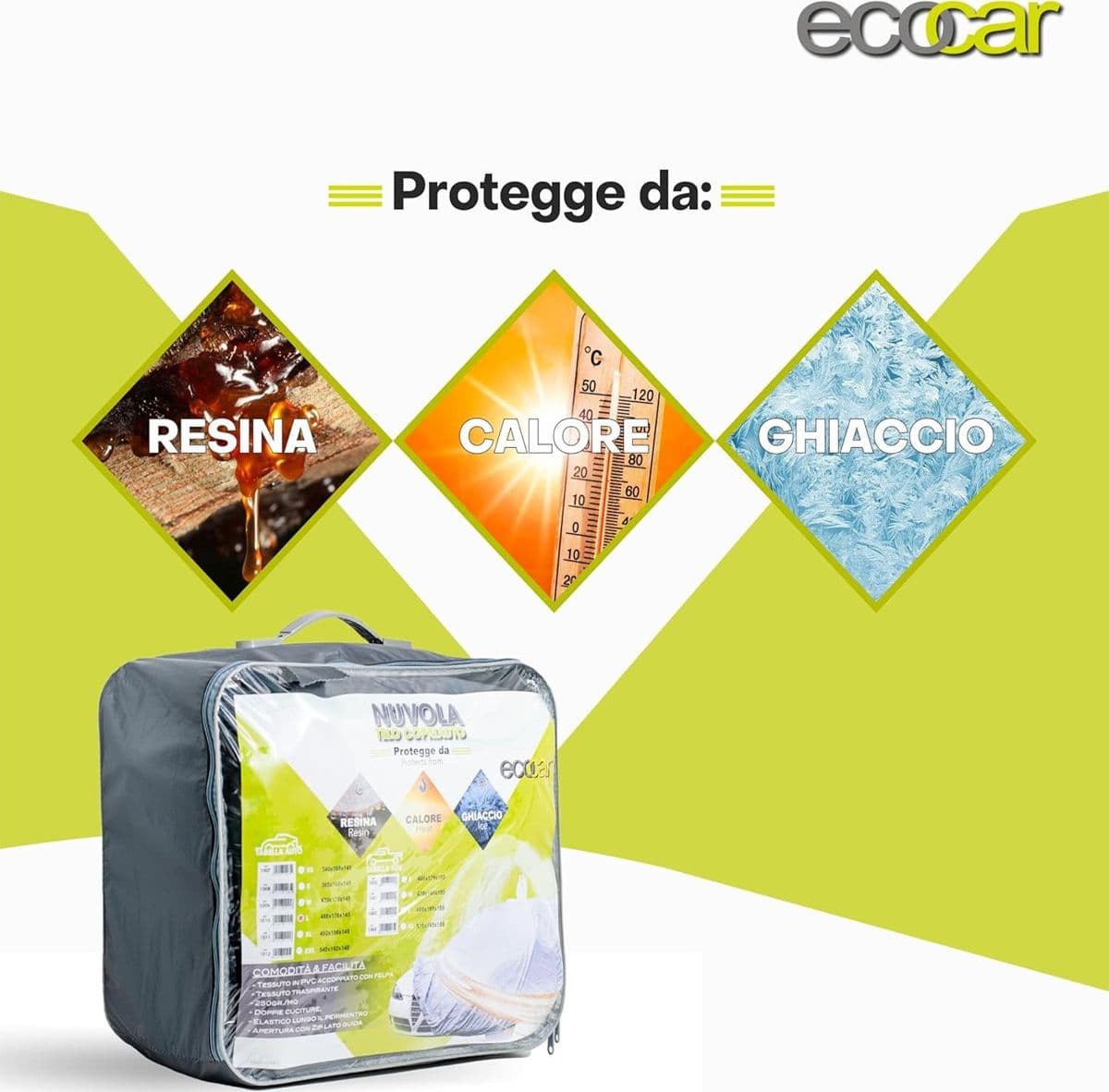 Ecocar - Telo Copriauto da Esterno Per SUV / Monovolume in Copriauto Masterbrico - Longobardi, commercioVirtuoso.it
