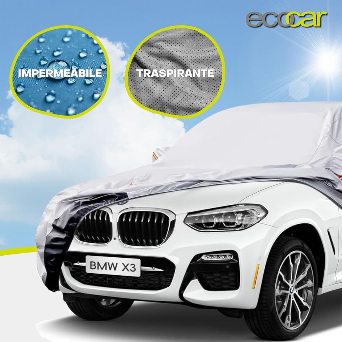 Ecocar - Telo Copriauto da Esterno Per SUV / Monovolume in Copriauto Masterbrico - Longobardi, commercioVirtuoso.it