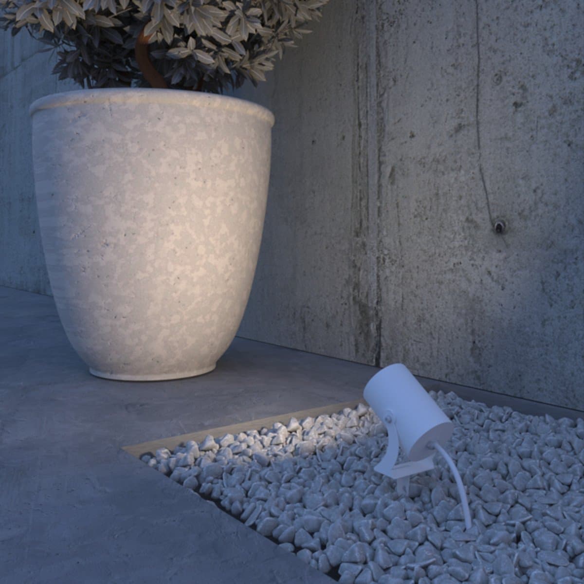 Lampada picchetto Lampadari Bartalini AZIBI GU10 LED alluminio vetro in Luci per sentieri Lampadari Bartalini - Colle di Val d’Elsa, commercioVirtuoso.it