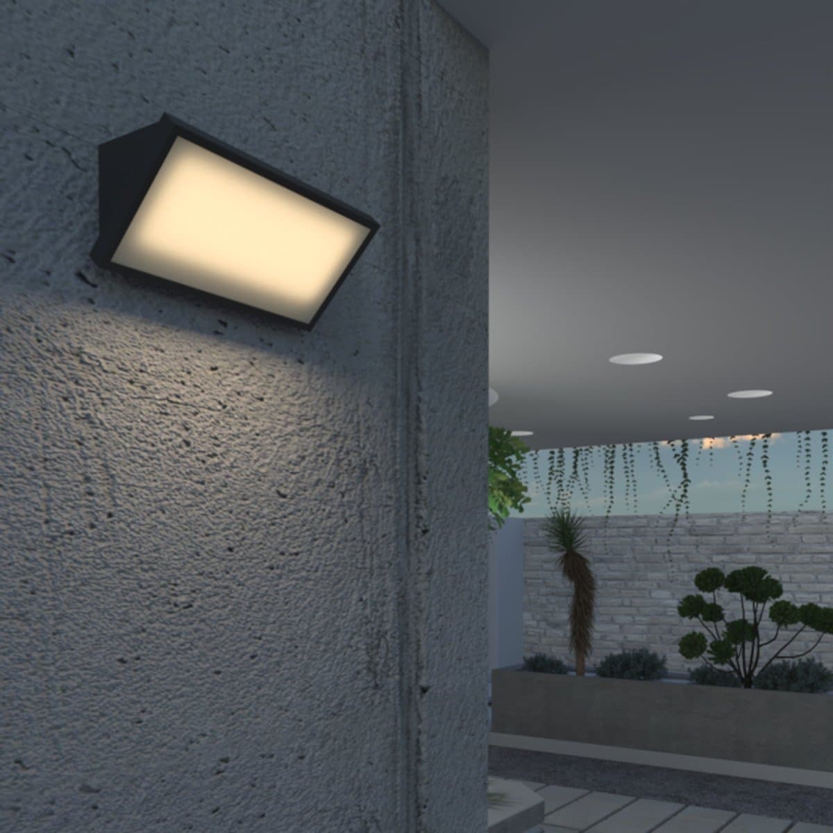 Applique moderno Lampadari Bartalini OENEC CCT LED IP65 policarbonato in Applique Lampadari Bartalini - Colle di Val d’Elsa, commercioVirtuoso.it