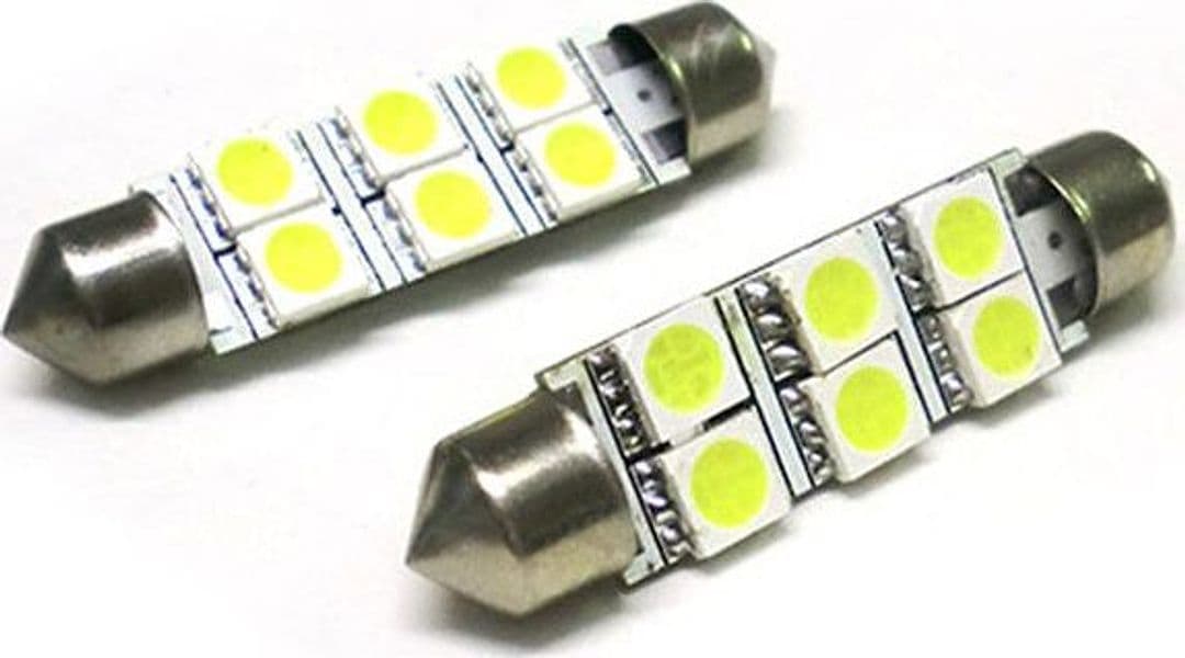 Lampada Led Siluro T11 C5W 46mm 6 Smd 5050 Bianco Ghiaccio 12V Luci Targa in Lampadine tettuccio Scontolo.net - Potenza, commercioVirtuoso.it