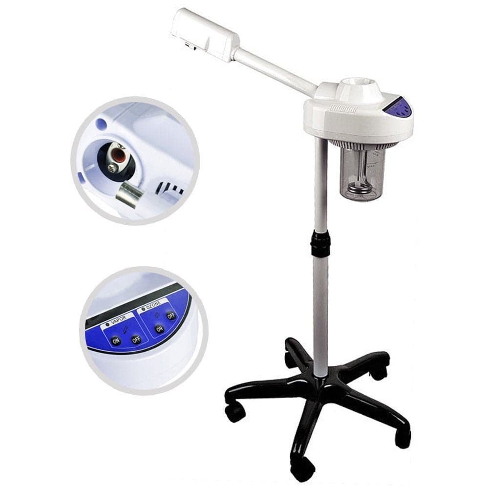 Vaporizzatore Facciale Digitale con Funzione Ozono e Sauna 5 ruote, pulizia viso in Spray e nebulizzatori Danyx - Casoria, commercioVirtuoso.it