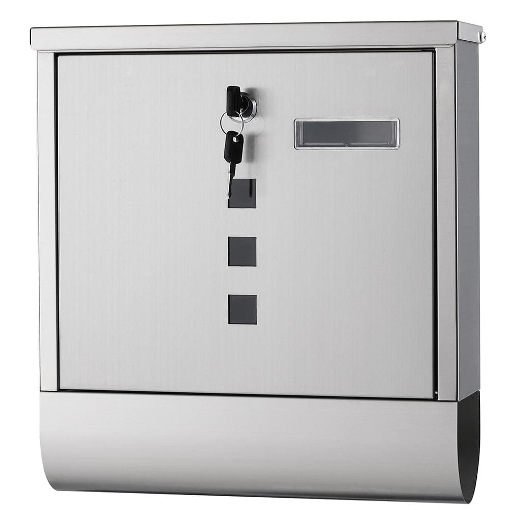 Cassetta Porta Posta Acciaio Antiruggine 37x33.5x10 cm 2 Chiavi Porta Giornale in Cassette postali con fissaggio a parete Danyx - Casoria, commercioVirtuoso.it