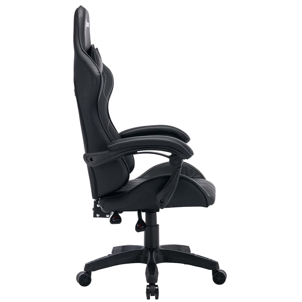 Sedia Poltrona Gaming Ufficio Scrivania, Gioco Reclinabile Girevole 2 cuscini Nero in Sedie da scrivania Danyx - Casoria, commercioVirtuoso.it